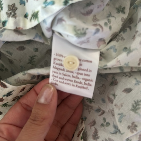 Christy Dawn Blake Pajamas in Fauna Cream (XS/hemmed to be petite friendly) - Picture 9 of 9